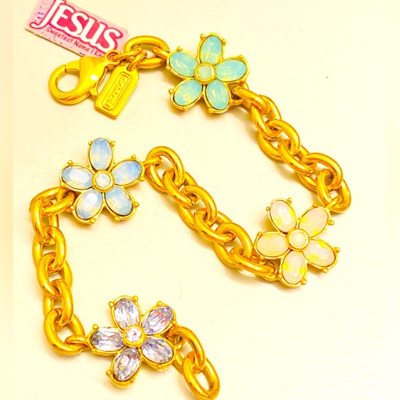 💰SOLD💰Coach flower bracelet - Picture 2 of 13